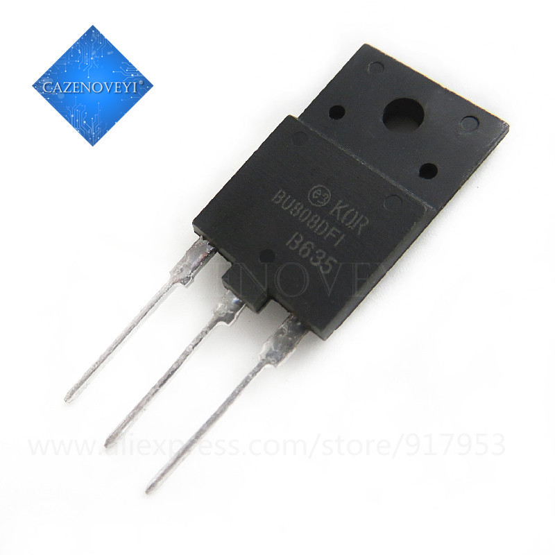 5 ชิ้น BU808DFI TO-3PF BU808DF BU808D BU808 TO-3P ชิปเดิมใหม่