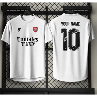 Arsenal 2025/2026 Game Season Customing Jersey ชุดฝึกแขนสั้นชุดกีฬาเสื้อกันหนาวเสื้อถักฟุตบอล