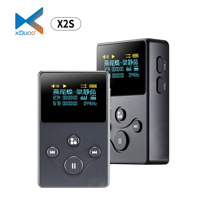 XDUOO X2S Hi-Res Lossless เครื่องเล่นเพลงแบบพกพา DSD128 24Bit 192Khz 128GB OLED MP3 Player