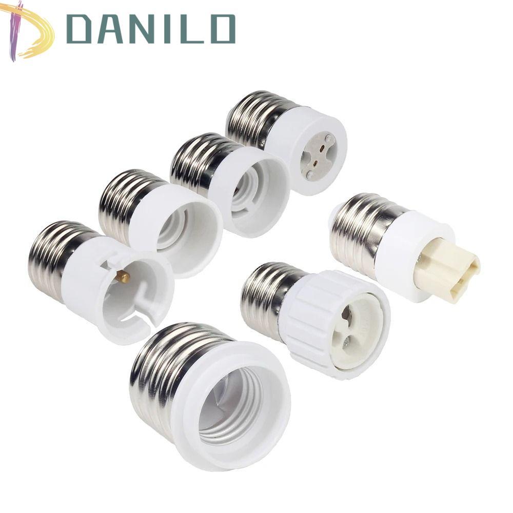 DANILO ตัวแปลงผู้ถือโคมไฟ, ฐานโคมไฟทนความร้อนหลายรุ่น, ทนทาน E27 ชาย E14 B22 GU10 E40 หญิง LED หลอดอะแดปเตอร์ LED ข้าวโพดหลอดไฟ