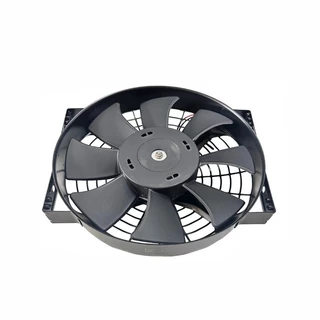 พัดลม นำเข้า แบบเป่า 10 นิ้ว 12V โครงเหล็ก เหลี่ยม 80W 6.67A พัดลม แผง หม้อน้ำ ระบายความร้อน FAN MOTOR 4005A 518