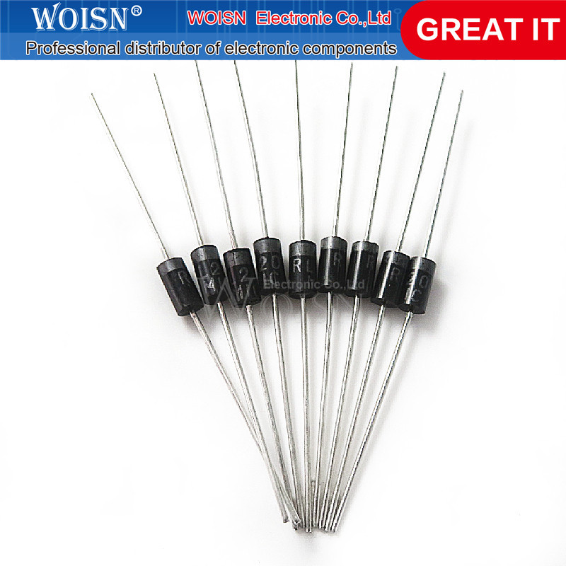 10PCS RL207 DO-41 ไดโอดเรียงกระแสอินไลน์