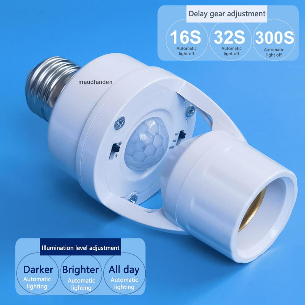 MA 360 องศา Human Induction Motion Sensor โคมไฟ Soet ฐาน AC85-265V Delay Time Switch E27 ฐานผู้ถือ S