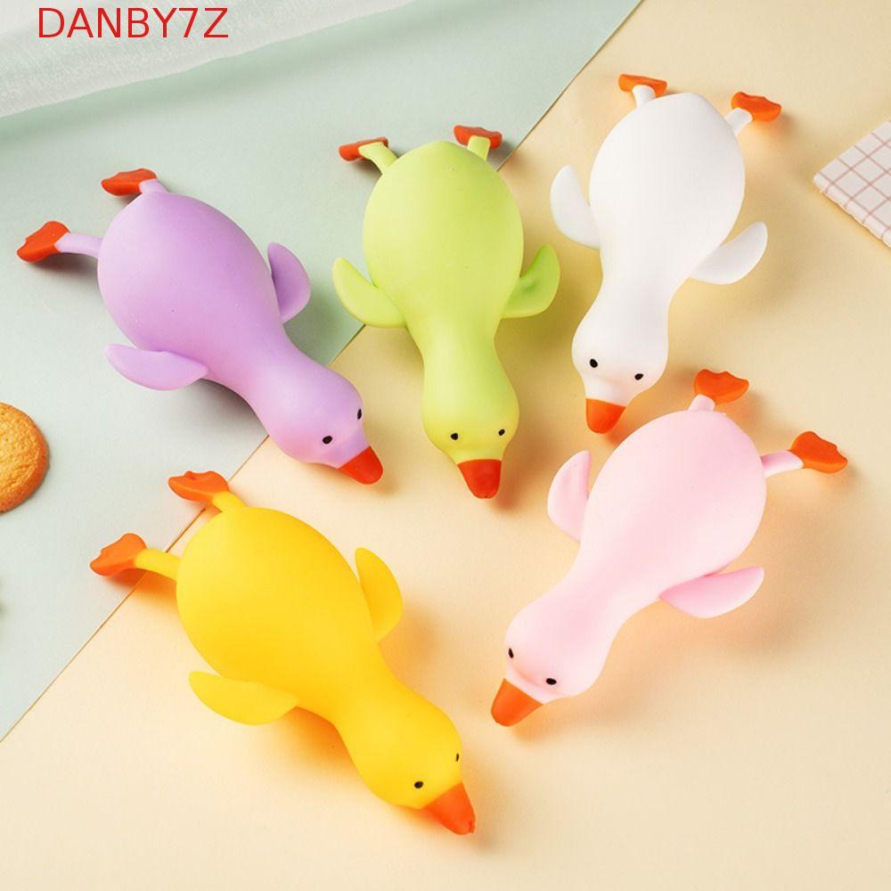 DANBY7Z Duck Pinch Le,ที่มีสีสัน Transformable Duck Sensory ของเล่น,ที่ดีที่สุดของขวัญ Squishy Textu