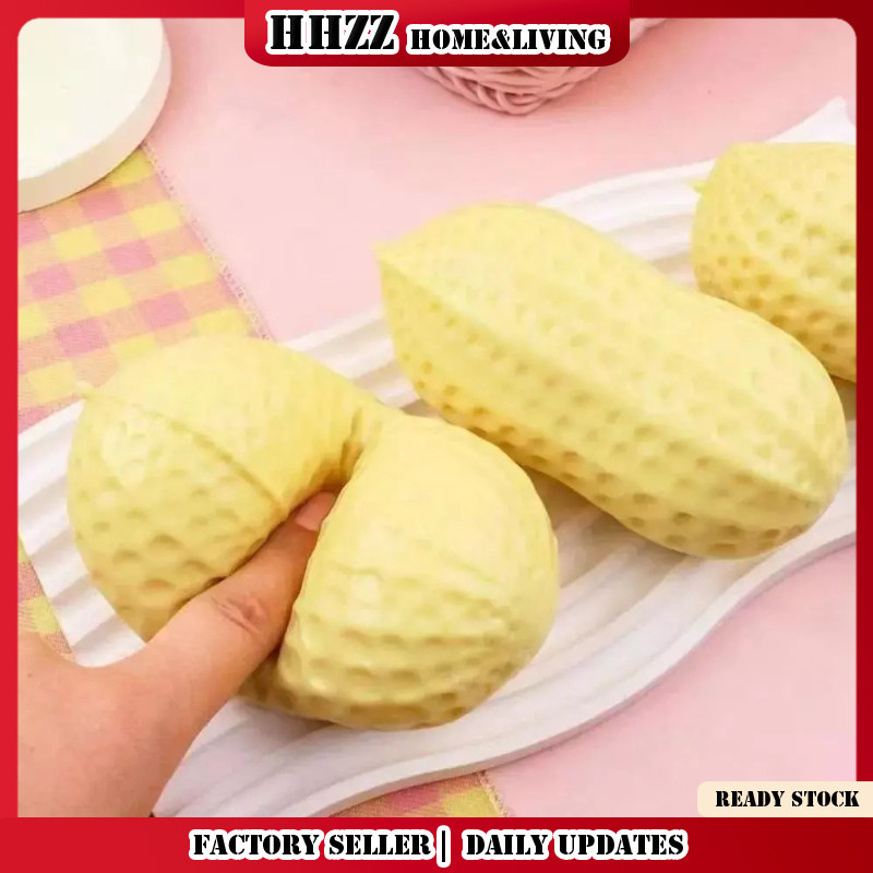 น้ําหนักเบาแบบพกพาถั่วลิสงความเครียด Ball Buttery-Soft Non-deformable Squishy ของเล่นช้า Rebound ความวิตกกังวลบรรเทาของเล่น Party Favorite สําหรับนักเรียนพนักงานออฟฟิศ