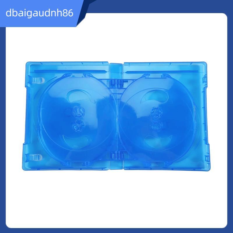 READY STOCKCD กล่องเก็บ 10 ชิ้นแพ็ค CD Case พลาสติกสองด้าน CD Storage รถ CD Case หนา DVD Case