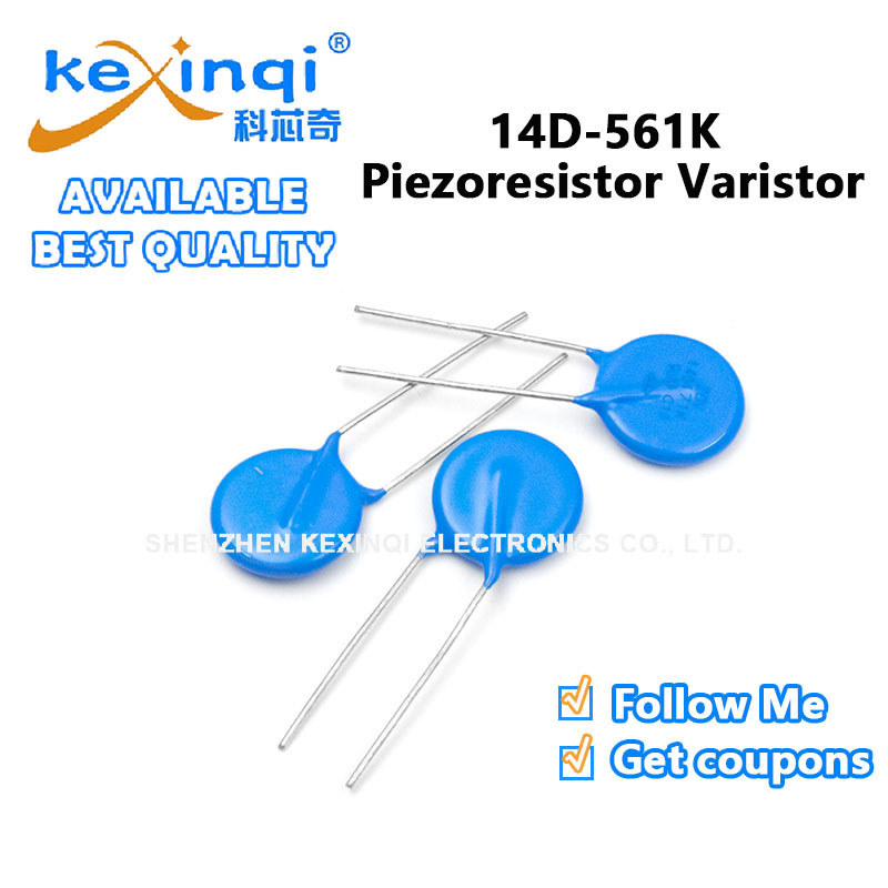 (1-20 ชิ้น) Piezoresistor Vartor 14D561K 560V ตัวต้านทาน Piezoresistor