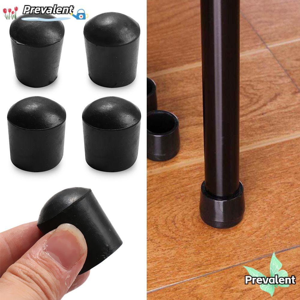 PREVALENT 4 ชิ้นเก้าอี้ขาหมวกรอบถุงเท้าด้านล่างแผ่นซิลิโคน