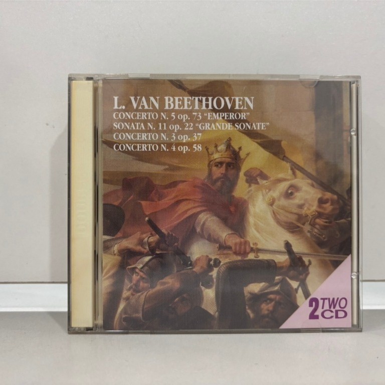2 CD MUSIC  ซีดีเพลงสากล   L. VAN BEETHOVEN CONCERTI N. 3-4-5-LCB 115     (B5E53)