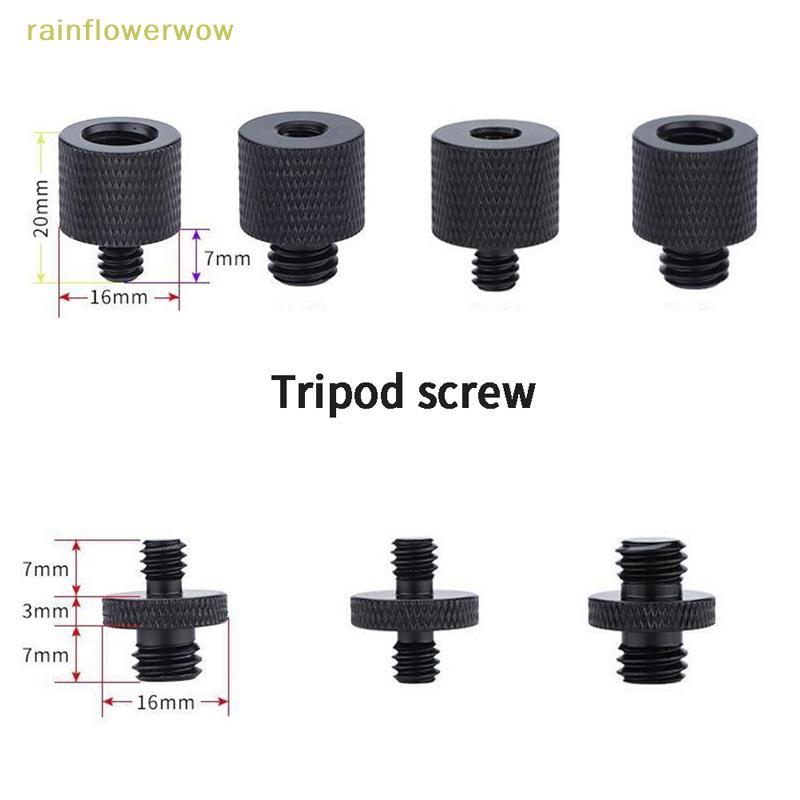 C&B 3/8" ถึง 1/4" ชายกับหญิงเกลียวสกรูเมาท์อะแดปเตอร์ขาตั้งกล้องแผ่นสกรูเมา (th)