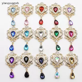 Yiwuyuanvb] 32*60 มม.สําหรับเย็บปักถักร้อย Rhinestone ปุ่มผม Manualidades อุปกรณ์เสริม Diy แบน ba เข็มกลัดเครื่องประดับอุปกรณ์เสริมใหม่