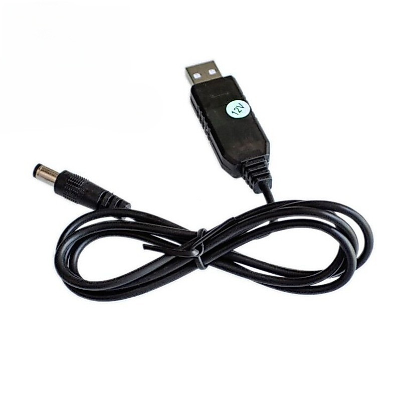 USB Boost Cable DC TO 5V/9V/12V Power Bank Module Interface 5.5 * 2.1 มม.