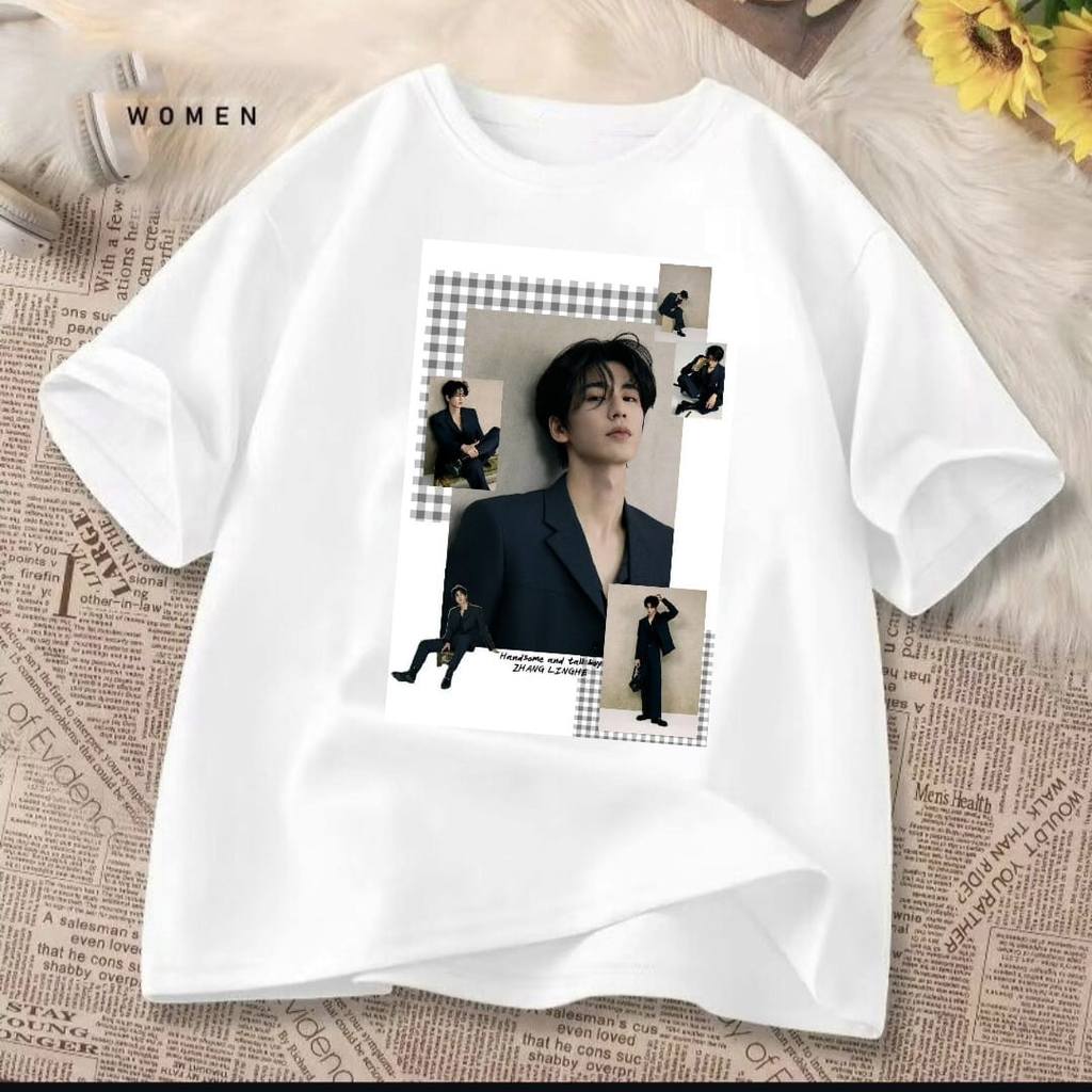 ZHANG LINGHE SONG WEILONG CDRAMA ARTIST AKTOR จีนเสื้อยืดสามารถกําหนดเองได้
