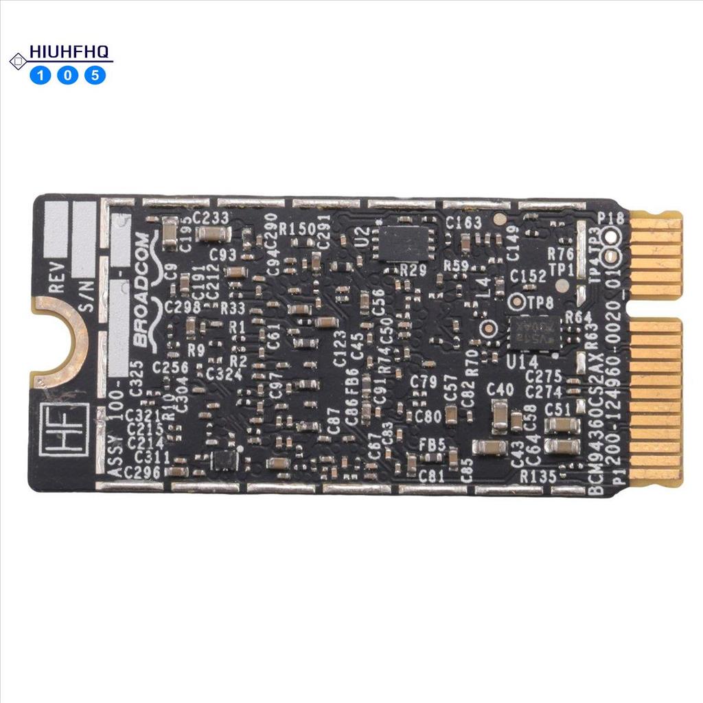 Hiuhfhq106BCM94360CS2 การ์ดไร้สาย Wifi บลูทูธ 4.0 802.11Ac Hackintosh MacOS สําหรับ Air 11 นิ้ว A146