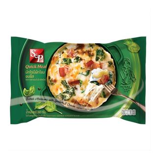 เอสแอนด์พี มักโรนีผักโขมอบชีส S&P Baked Spinach Macaroni 260g.