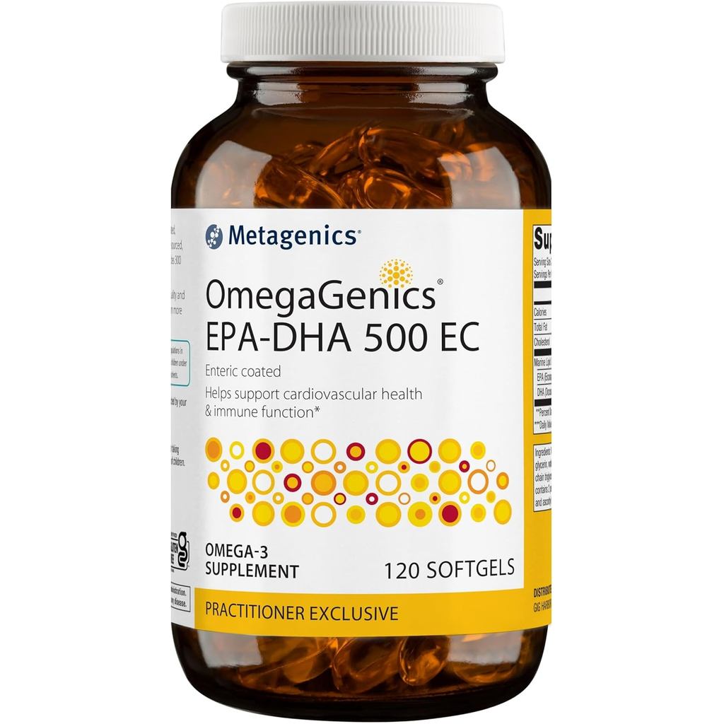 Metagenics - OmegaGenics EPA-DHA 500 EC, 120 นับ