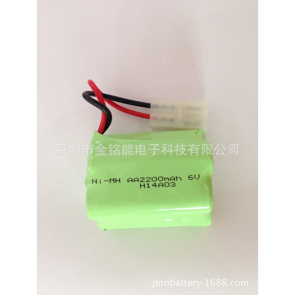 Ni-MH เบอร์ ชุดแบตเตอรี่ AA 5 ก้อน Ni-MH AA2200mAh 6V ปรับแต่งได้