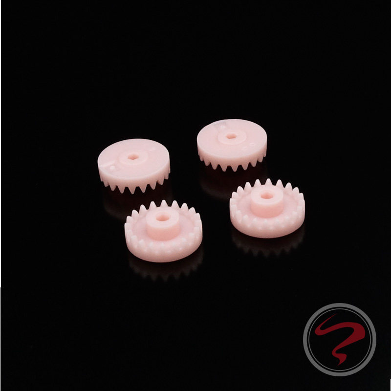 อุปกรณ์ Tamiya โฮมเมดสี่ล้อไดรฟ์ S1/S2/AR/VS/TZ สีชมพูมงกุฎฟัน * 4 ชิ้น 94691