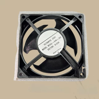 พัดลมตู้เย็น พัดลมระบายความร้อน MITSUBISHI มิตซูบิชิ รุ่น 3612JL-04W-S56 DC12V 0.23A ขนาด 3.5"x3.5" 4สาย อะไหล่ตู้เย็น