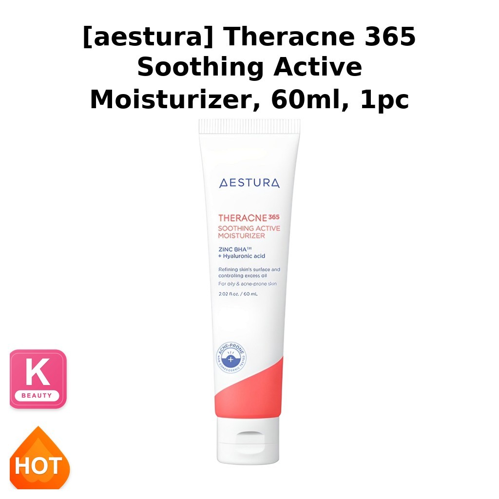 [aestura] Therecne 365 Soothing Active Moisturizer, 60ml, 1pc / Korean Moisturizer / Acne Relief by 
