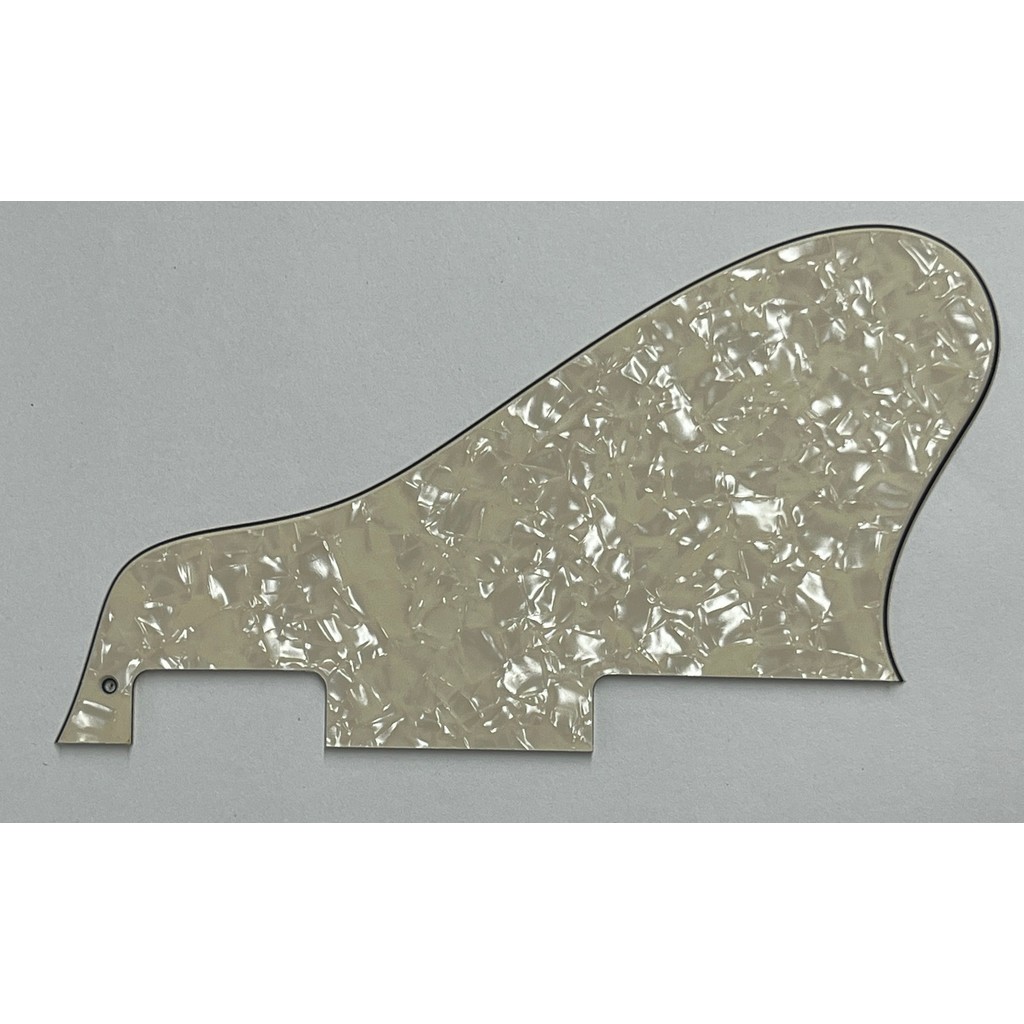 ES-335 Long Style Guitar Pickguard 4-Ply Ivory White Pearl