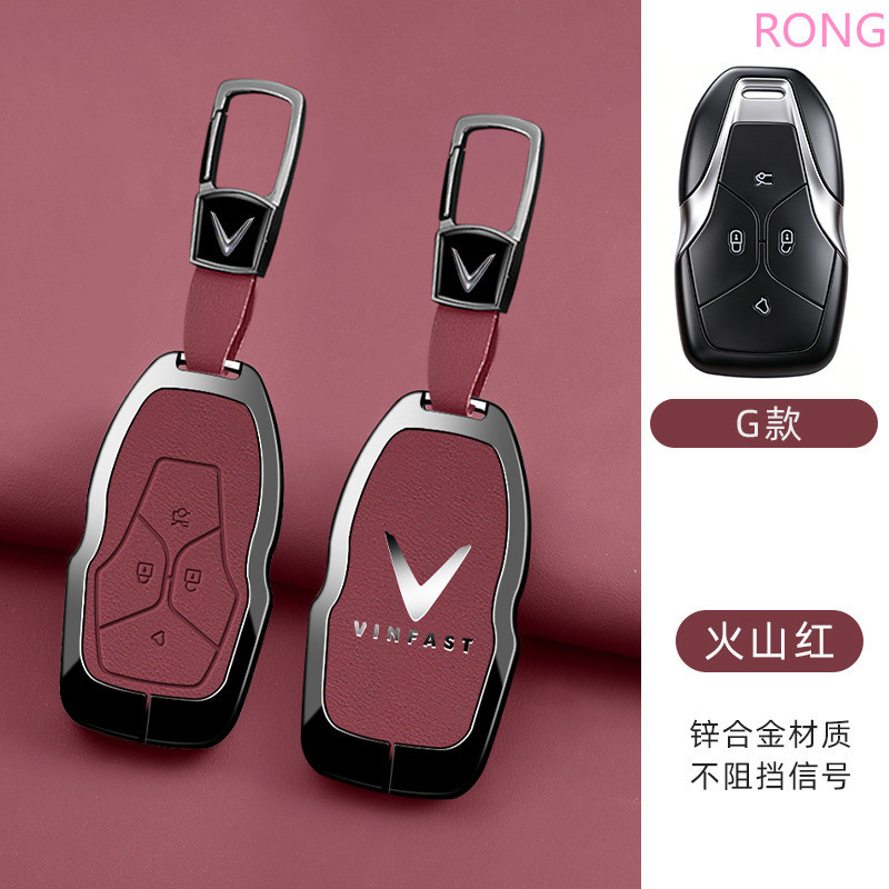 เคสกุญแจรถโลหะผสมสังกะสี เหมาะสําหรับ Vinfast VF6 VF6 Plus VF7 VF8 VF9 2026 2027 เคสป้องกันกุญแจรถพว
