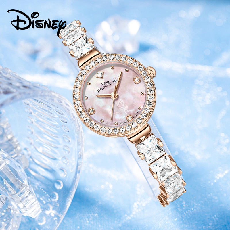 นาฬิกา Disney Princess ของแท้ หน้าปัดมุกธรรมชาติ 23.5mm