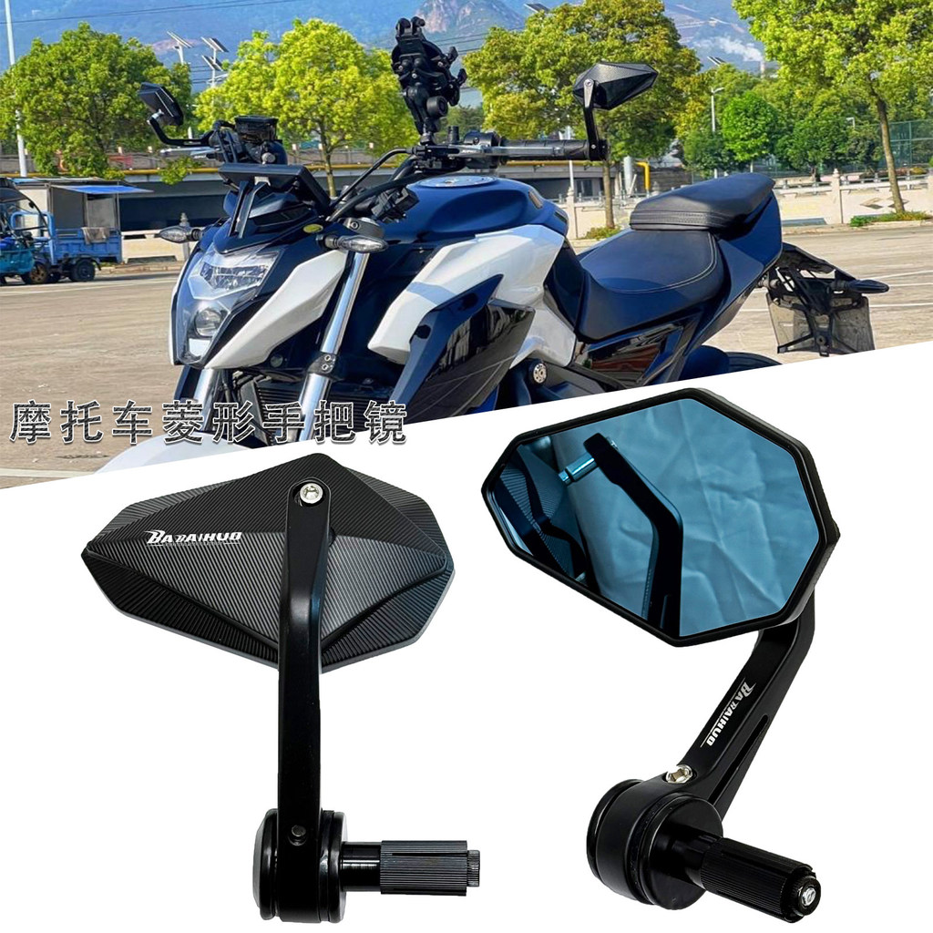 ขายร้อนเหมาะสําหรับ Kawasaki Z1000 Z900 Z800 Z400 Z650 Handlebar กระจกมองหลัง ZH2 ดัดแปลง Reflector