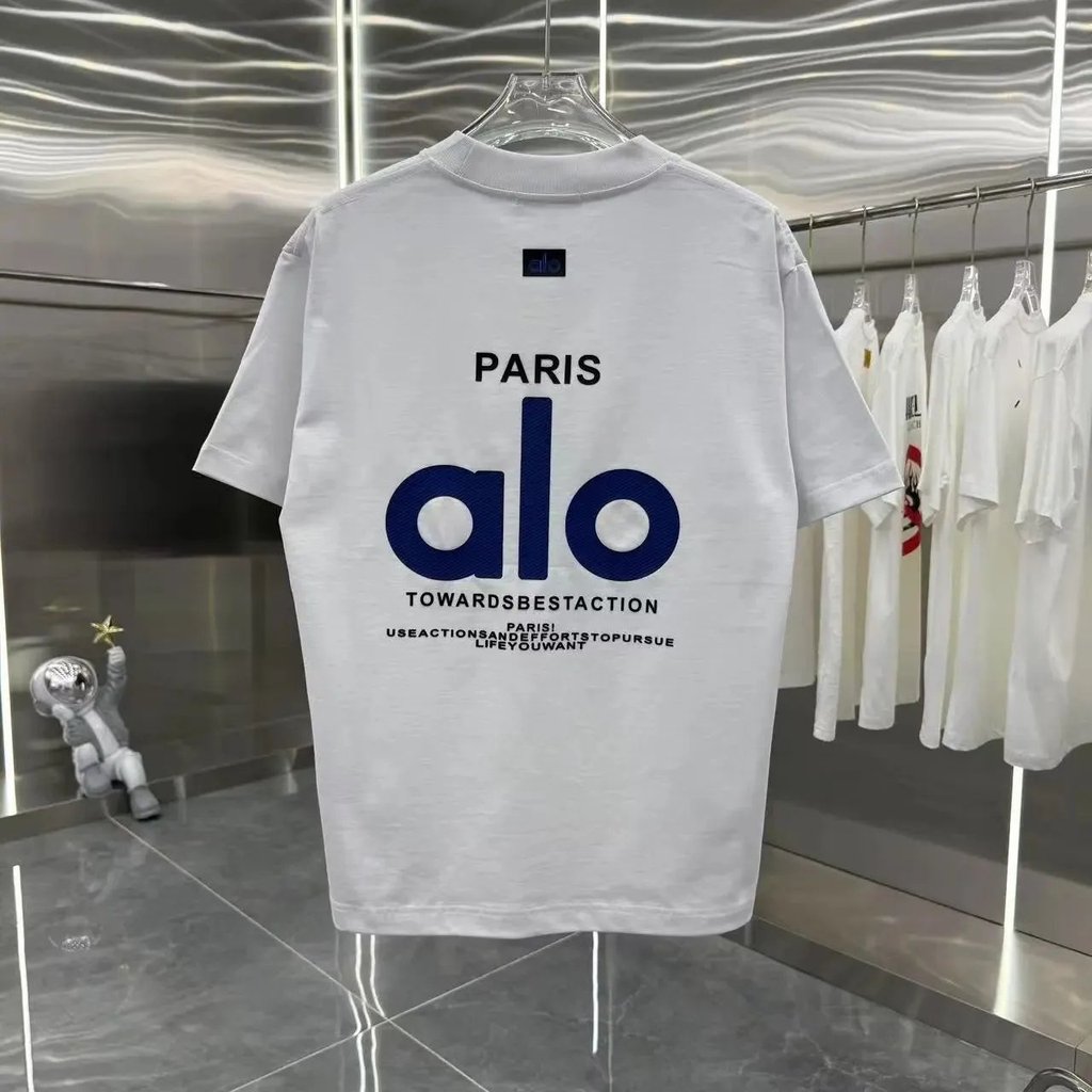 ประเภท alolologo ฤดูใบไม้ผลิฤดูร้อนพิมพ์โลโก้เสื้อรอบคอ oversize ตัวอักษรซิลิโคนผลิตภัณฑ์ใหม่ผู้ชายผ