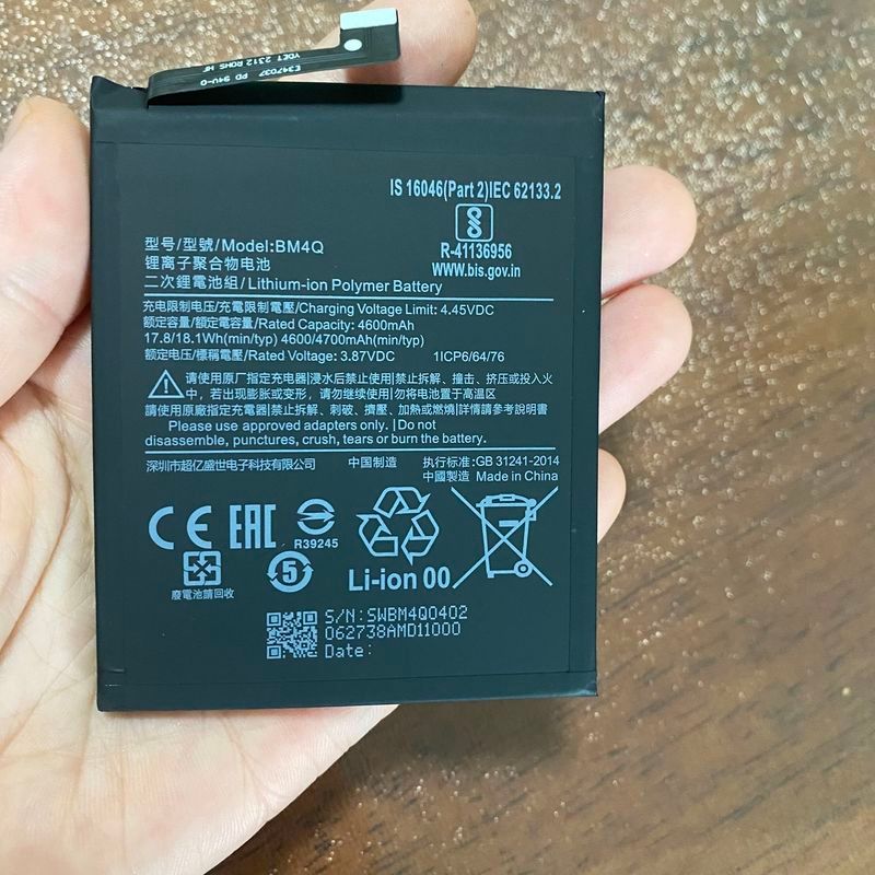 เหมาะสําหรับ Xiaomi BM4Q แบตเตอรี่ Redmi k30pro แบตเตอรี่โทรศัพท์มือถือยี่ห้อเดิมใหม่ bm4q บอร์ดไฟฟ้