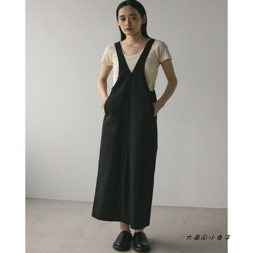 D4-021 ผ้าฝ้ายแท้ราคาแพงยี่ห้อญี่ปุ่น Komatsumoto S * TYLMIXER อารมณ์ V คอสีทึบชุดสายรัด