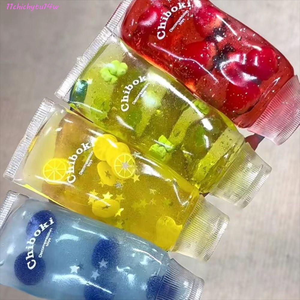 CHICHYTU14W ยาสีฟันของเล่น Squishy, Non-Bounce Shapeable Facial Cleanser Fidget, เด็กนุ่มยืดหยุ่นหยิก Sensory Squishy ของเล่นเด็กและผู้ใหญ่