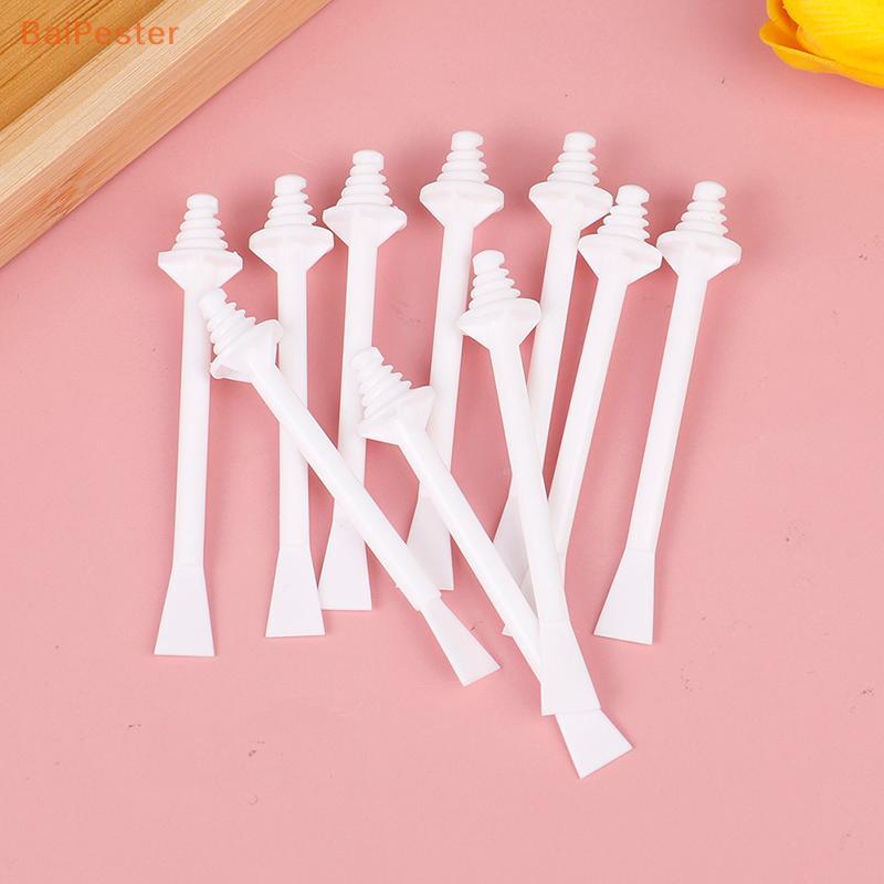 [BaiPester] 10 ชิ้น Nose Wax Wax Sti พลาสติกกําจัดขนแบบใช้แล้วทิ้ง smearing Sti