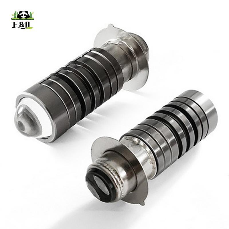 [F&O] 12V Dual Color H6 PX15D LED หลอดไฟหน้ารถจักรยานยนต์ - Scooter Motobike Head Lamp EMKK