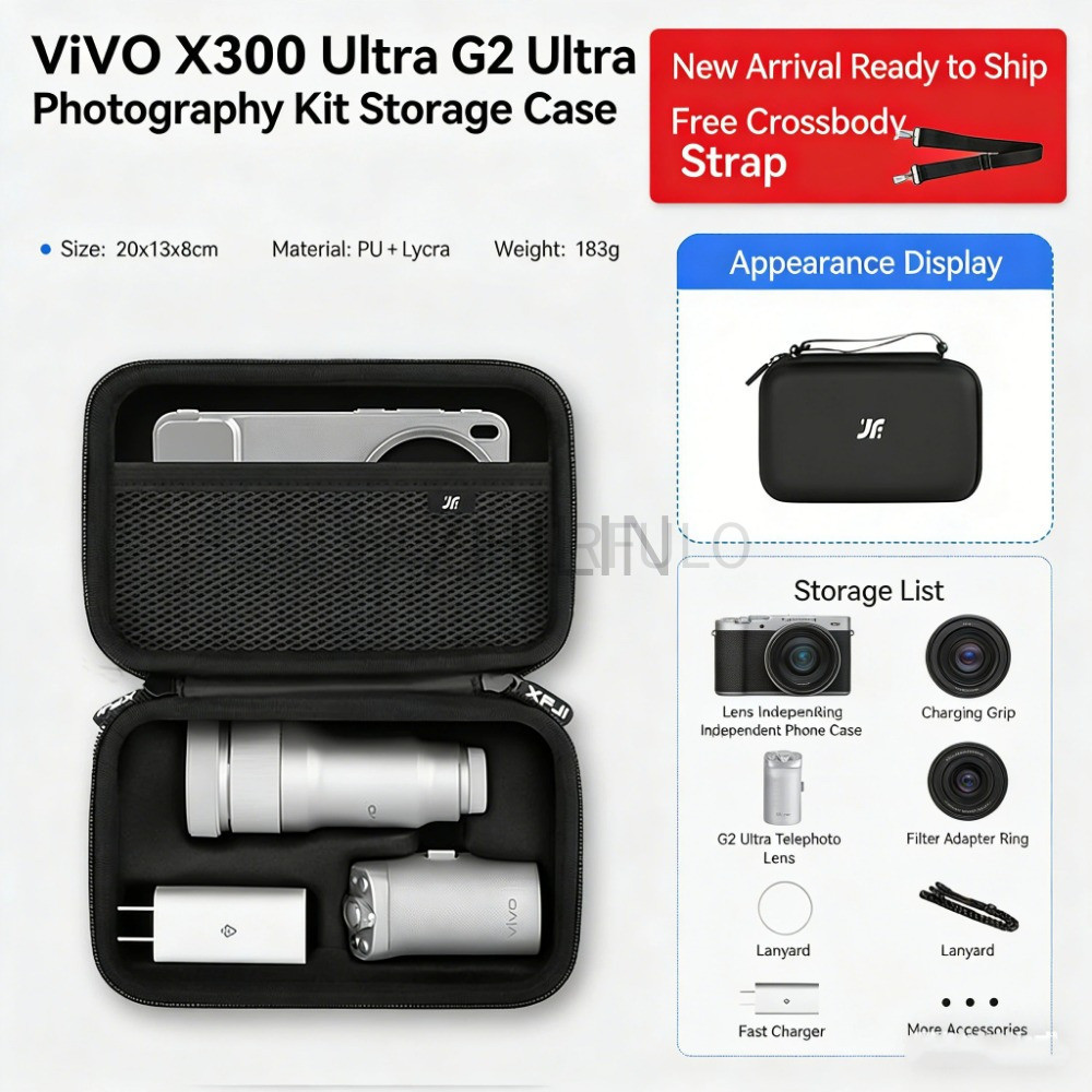 Hard Shell Professional การถ่ายภาพกระเป๋าเป้สะพายหลังใช้งานร่วมกับ Vivo X300 Pro / X300 Ultra / X200