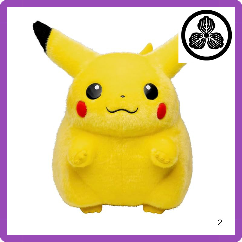 TAKARA TOMY Pokemon Plush Collection: Pikachu, Lucario, and Smartphone Rotom