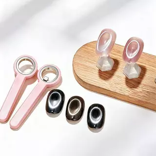 แม่เหล็กตาแมวรูปแหวน สร้างลายเล็บ 3D สำหรับร้านทำเล็บและใช้งานที่บ้าน DIY ทำเล็บสวย