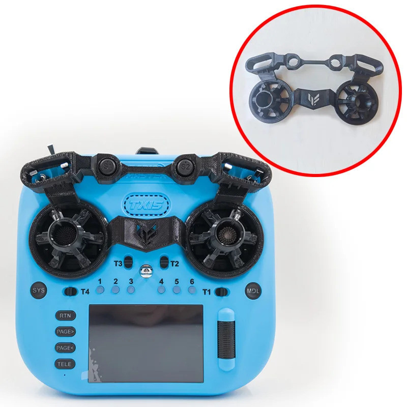 HB 1PCS จอยสติ๊กฝาครอบป้องกัน 3D พิมพ์อุปกรณ์เสริม Thumb Stick ป้องกันสําหรับ Radiomaster TX15 Max ร