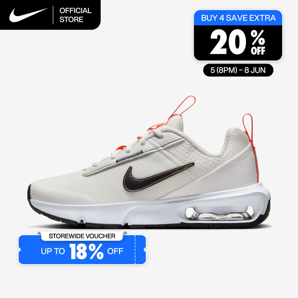 Nike Older Kids' Air Max INTRLK Lite Shoes - Summit White [DH9393-105]