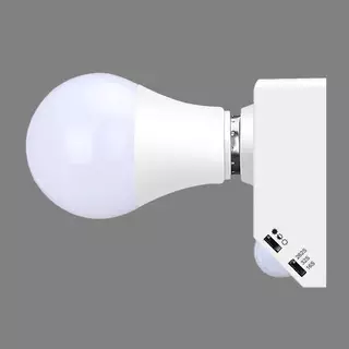Hot AC85-265V อัตโนมัติร่างกายมนุษย์อินฟราเรด IR Sensor ผู้ถือโคมไฟหลอดไฟ LED E27 ฐาน PIR เครื่องตรวจจับโคมไฟติดผนัง Soet .