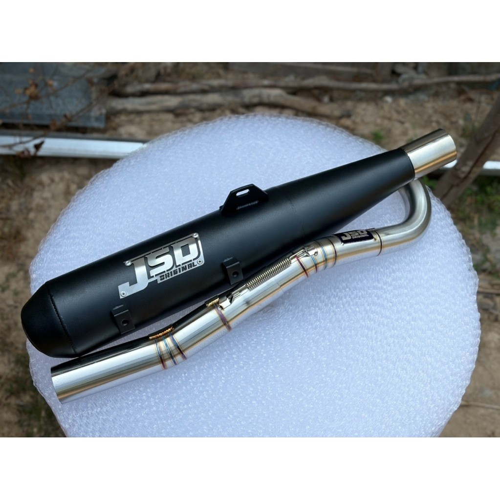ท่อJSD 110i 2012-2020 สีดำเพาเดอร์โค้ท 2v 4v