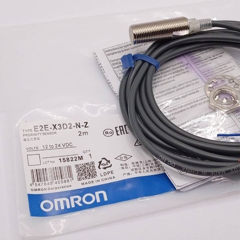 E2E-X3D2-N-Z สวิตช์เซนเซอร์พร็อกชิมิตี้ E2E-X3D2-N-Z พร้อมส่งจากไทย Proximity Sensor Omron เป็นพร็อก