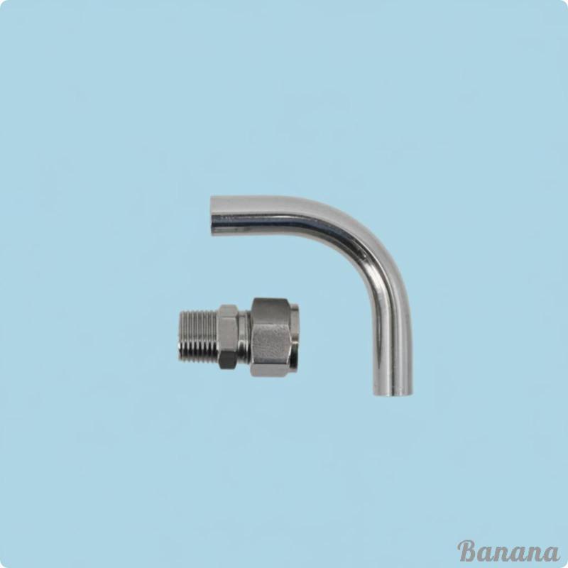 [ในสต็อก] SiaBiced Stainless Steel Bend Tube Easy Simple-Turn Stainless Steel Tube Brew Tube Hose