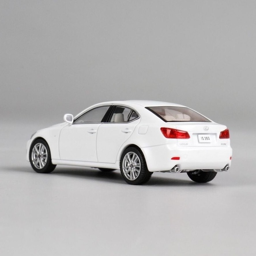 Mybeautyhouse JKM 1:64 สีขาว IS350 ซีดานกีฬารุ่นDiecastโลหะจอแสดงผลรถใหม่