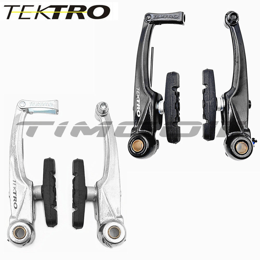 Tektro คาลิปเปอร์เบรค C310 V-เบรค อลูมิเนียม 110mm Arch สำหรับ MTB Trekking City Bike อุปกรณ์เบรคจักรยาน สีดำ สีเงิน