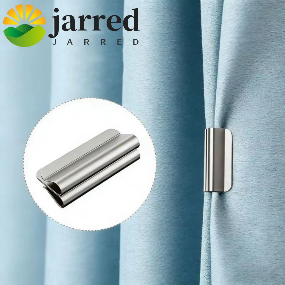 JARRED คลิปม่านแม่เหล็ก, แม่เหล็กนํามาใช้ใหม่เจาะ-ฟรีคลิป, เก็บผ้าม่านปิดสนิมทนที่มีประสิทธิภาพแม่เหล็กถือตัวยึดผ้าม่านหน้าต่างห้องนอน