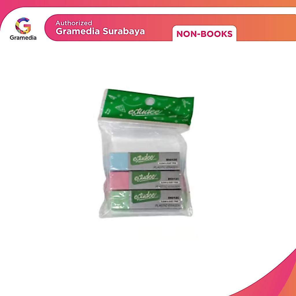 Gramedia Surabaya - ETUDE ERASER PASTEL COLOR SET 3 E6012C