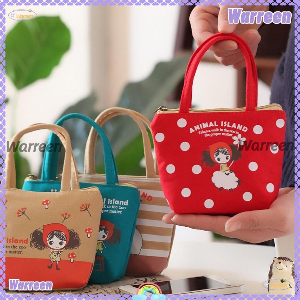 WARREEN Money Bags Women Cosmetic Bags Zipper Storage Bags