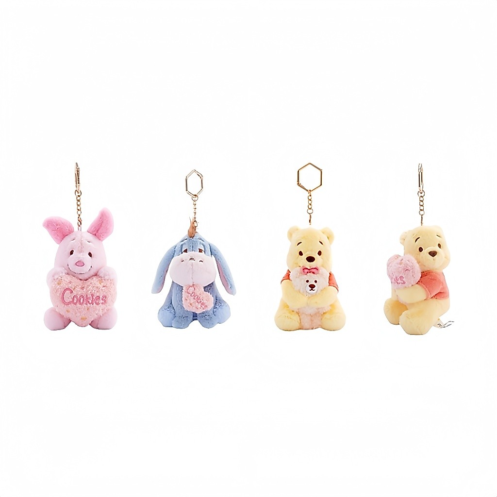 Disney Sweet Palpitate Series พวงกุญแจจี้ตุ๊กตายัดไส้น่ารัก Plushie ตุ๊กตาของขวัญวันเกิดเด็ก