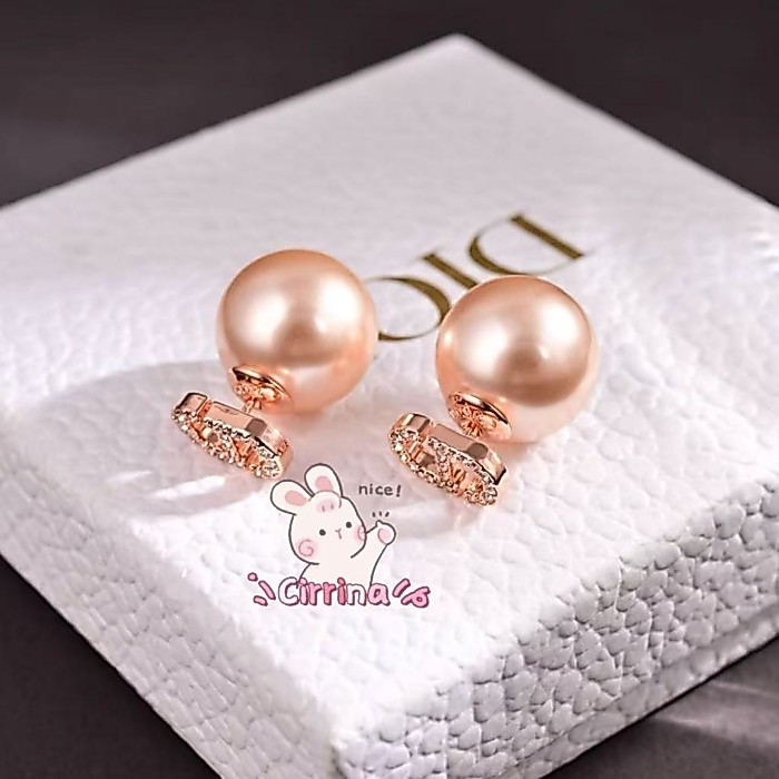 New! DIOR Tribales Earrings Pink